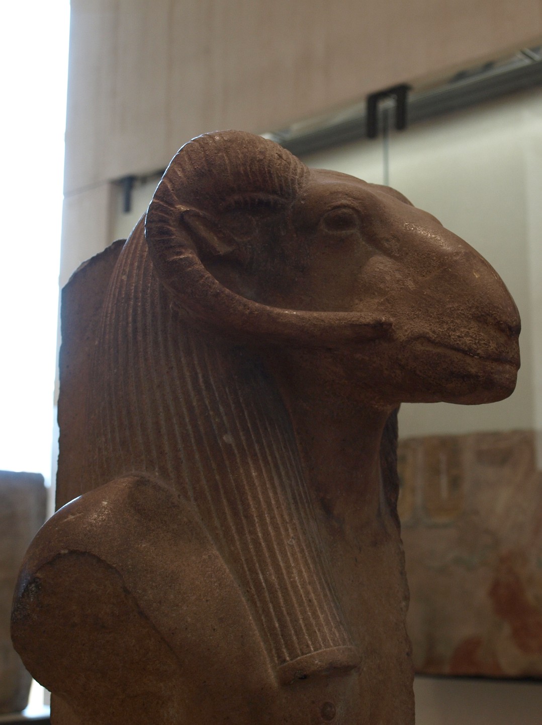 Detail of the Ram Headed God